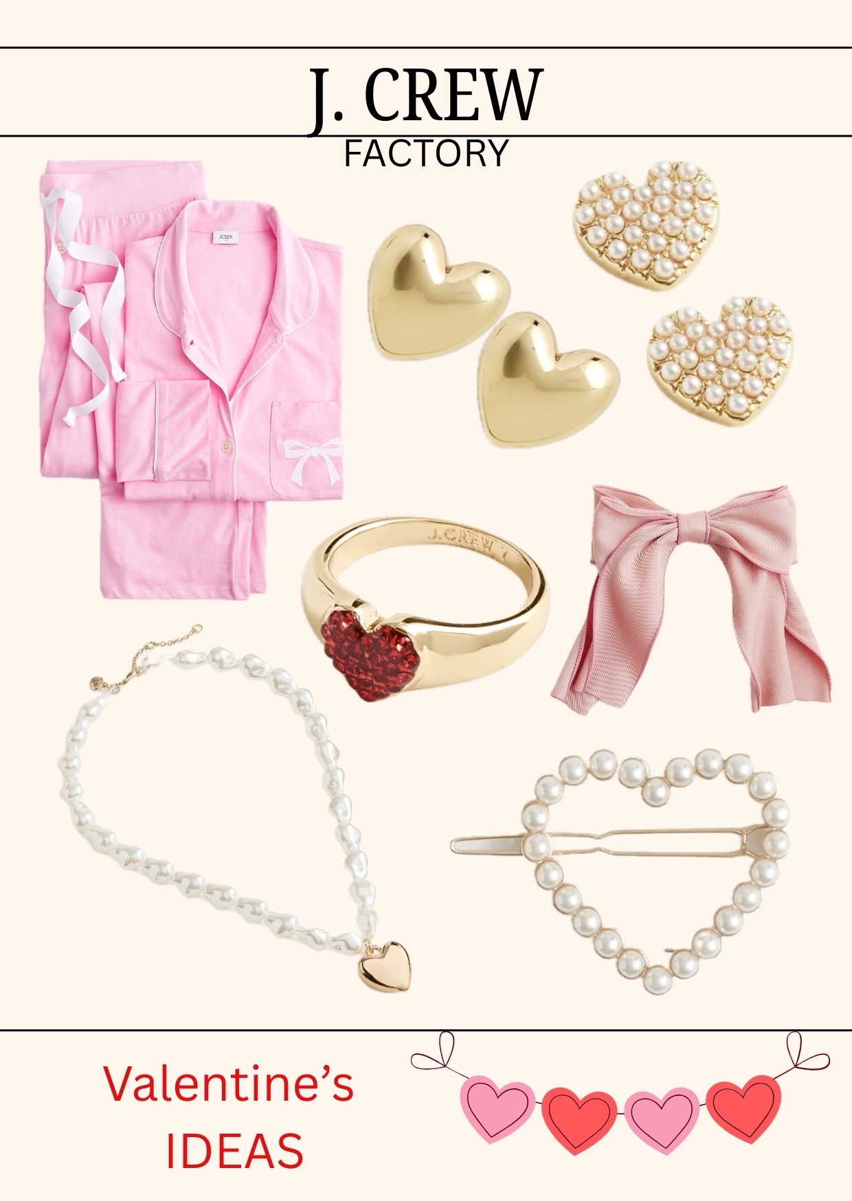 Valentines ideas for her from J.CREW FACTORY. OH MY ♥️ HEART 

#LTKValentine #LTKWorkwear #LTKSaleAlert