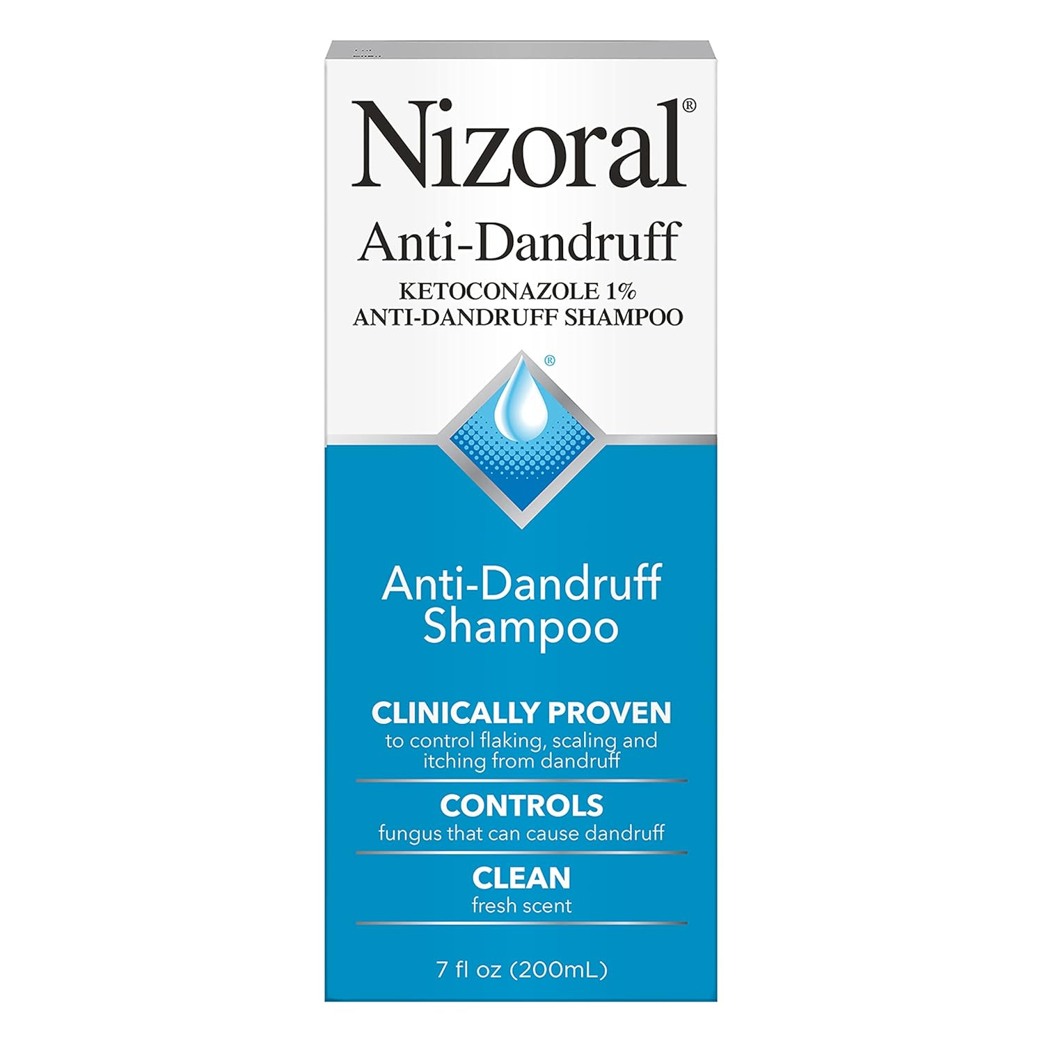 Nizoral Anti-Dandruff Shampoo with 1% Ketoconazole, Fresh Scent, 7 Fl Oz | Amazon (US)