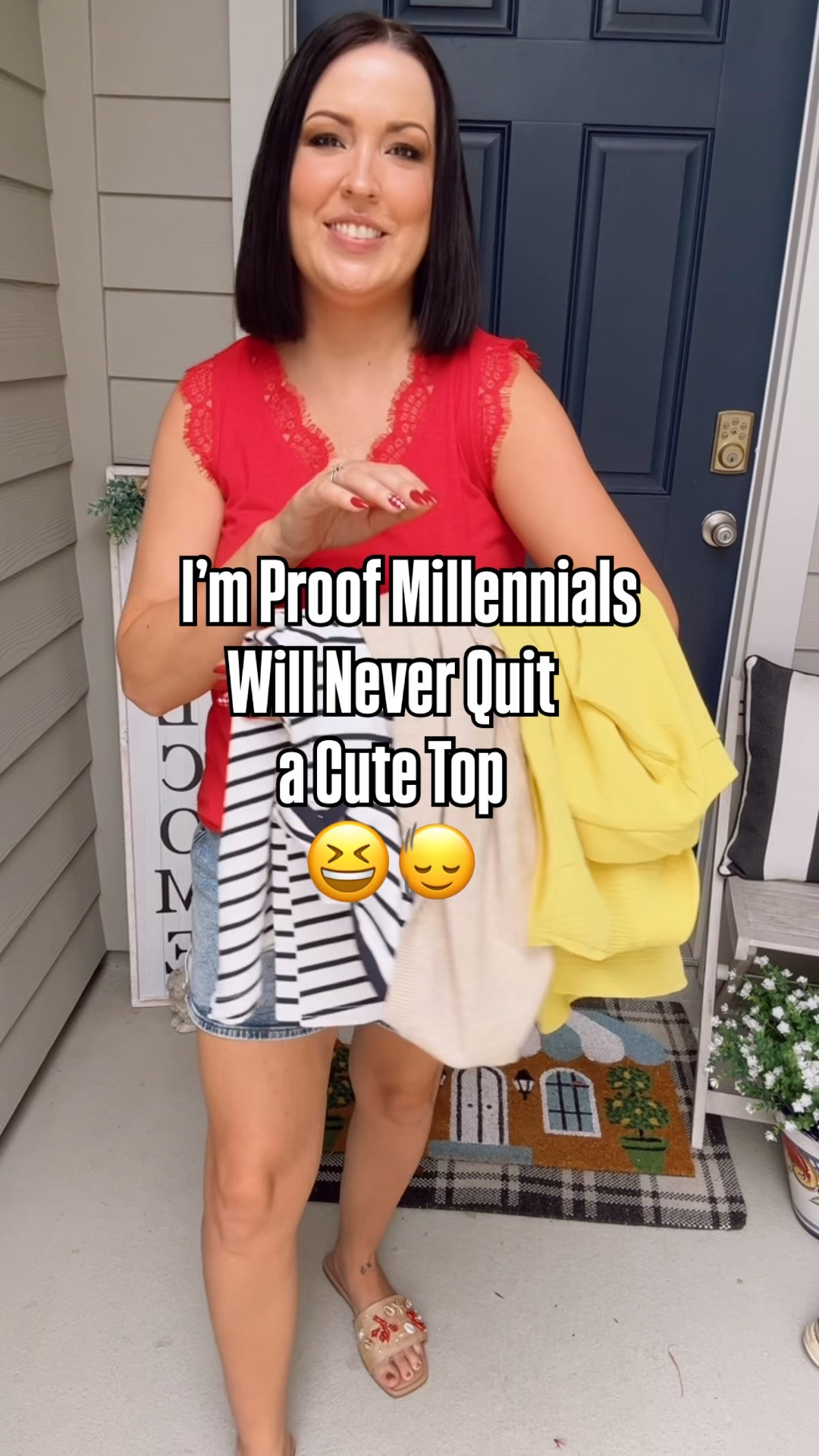 Cute tops 🫱🏻‍🫲🏼 Millenials

#LTKOver40 #LTKgrwm #LTKootd