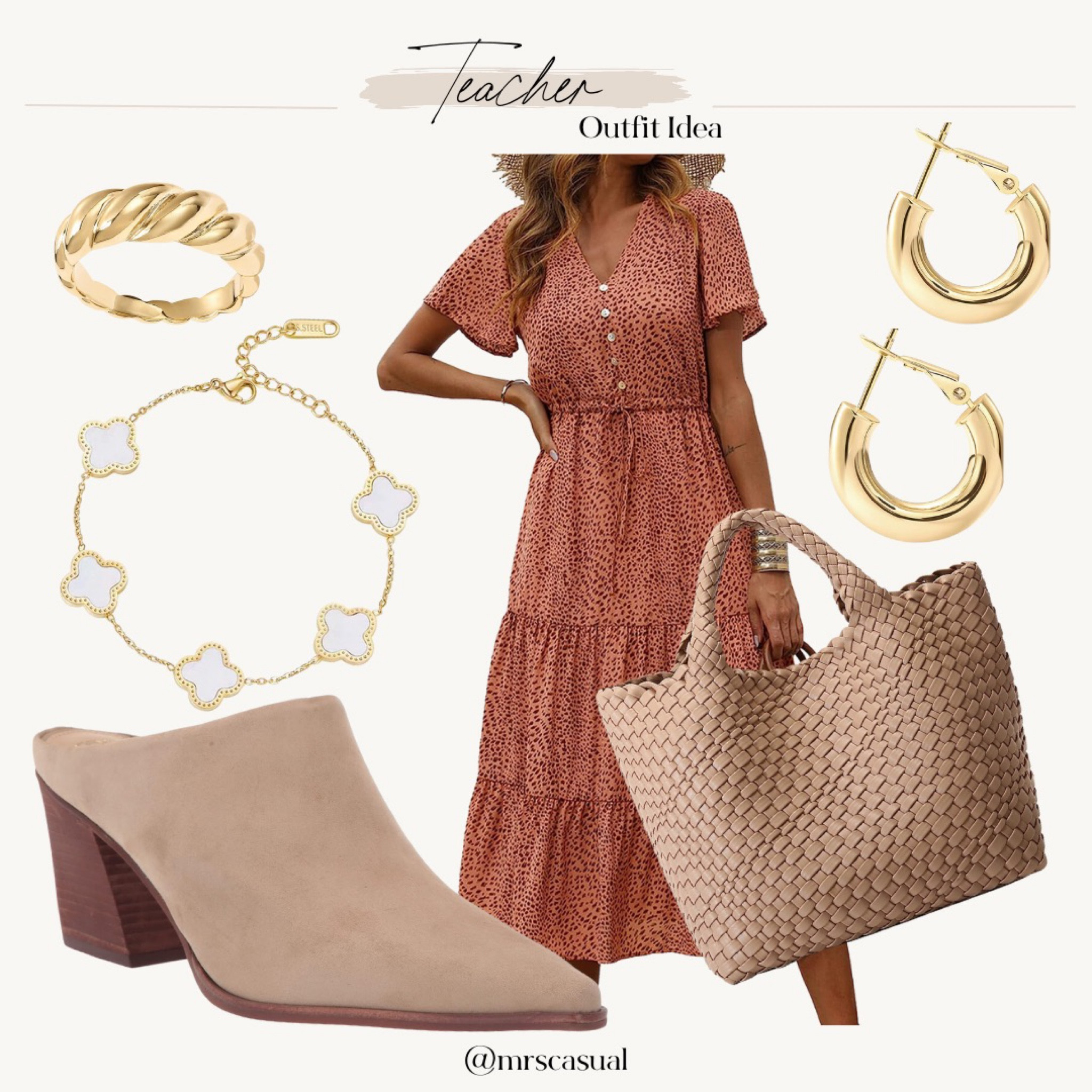 Amazon teacher outfit idea. Midi dress 

#LTKFind 

#LTKunder50 #LTKworkwear