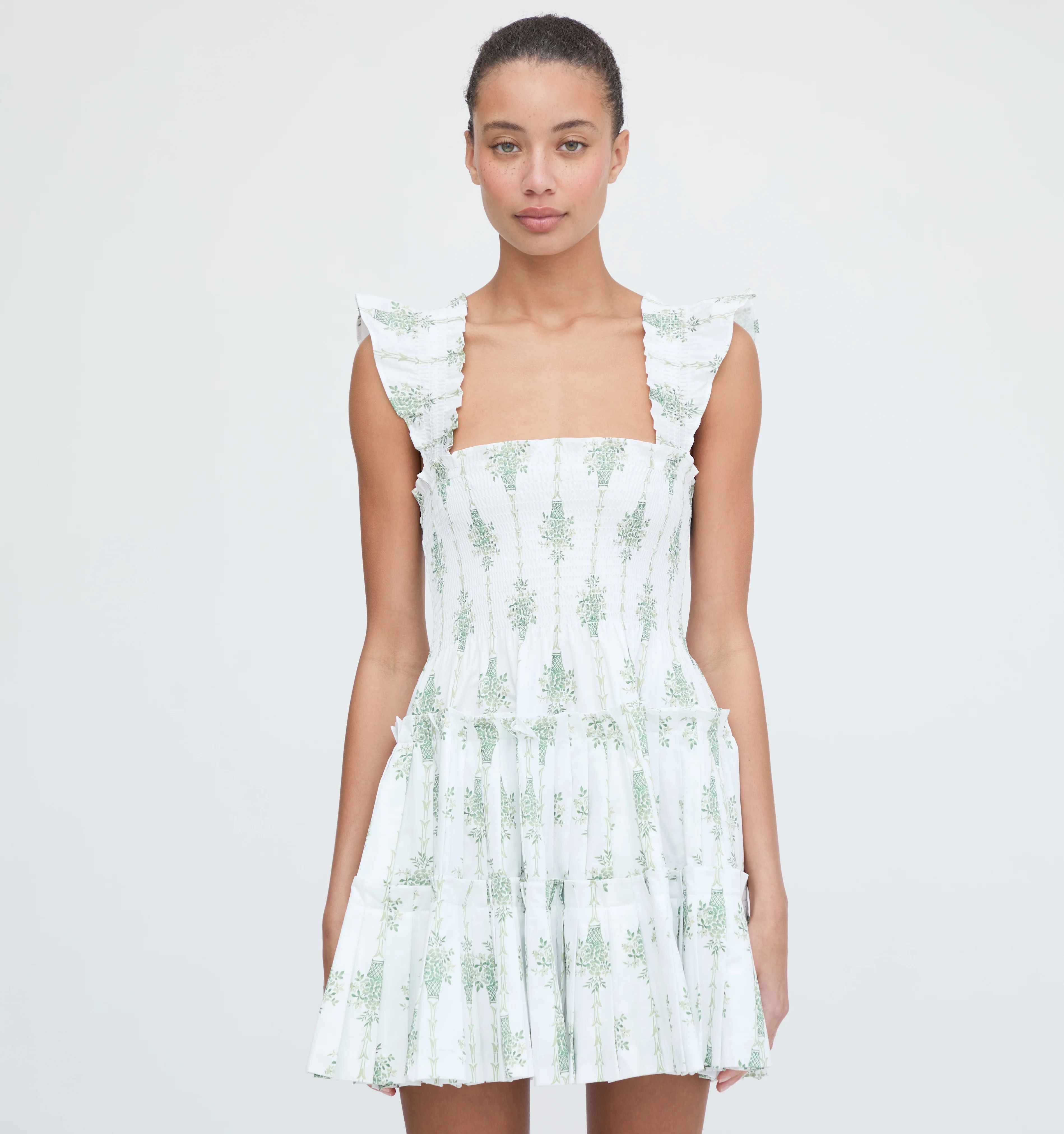 The Charlotte Nap Dress - Blue Block Print | Hill House Home US