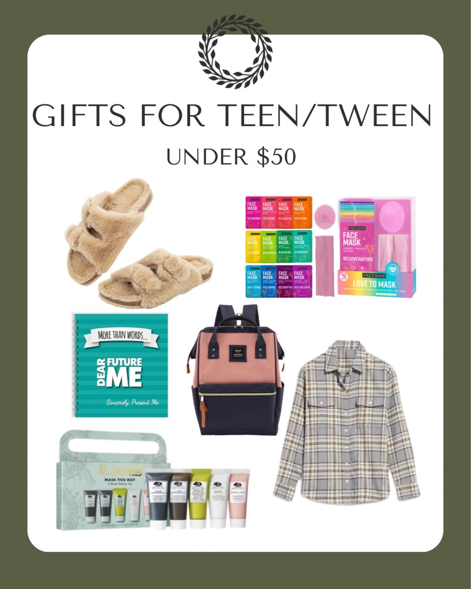 Gift guide, gifts for teens, gifts for tween, gifts for her, gifts under $50 throw blanket, slippers, Flannel, backpack 

#LTKunder50 #LTKGiftGuide #LTKHoliday