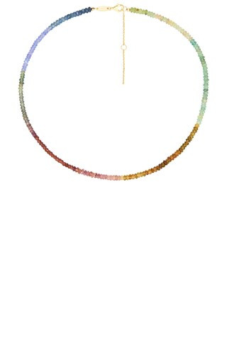 SHASHI Aisha Gemstone Necklace in Muted Rainbow from Revolve.com | Revolve Clothing (Global)