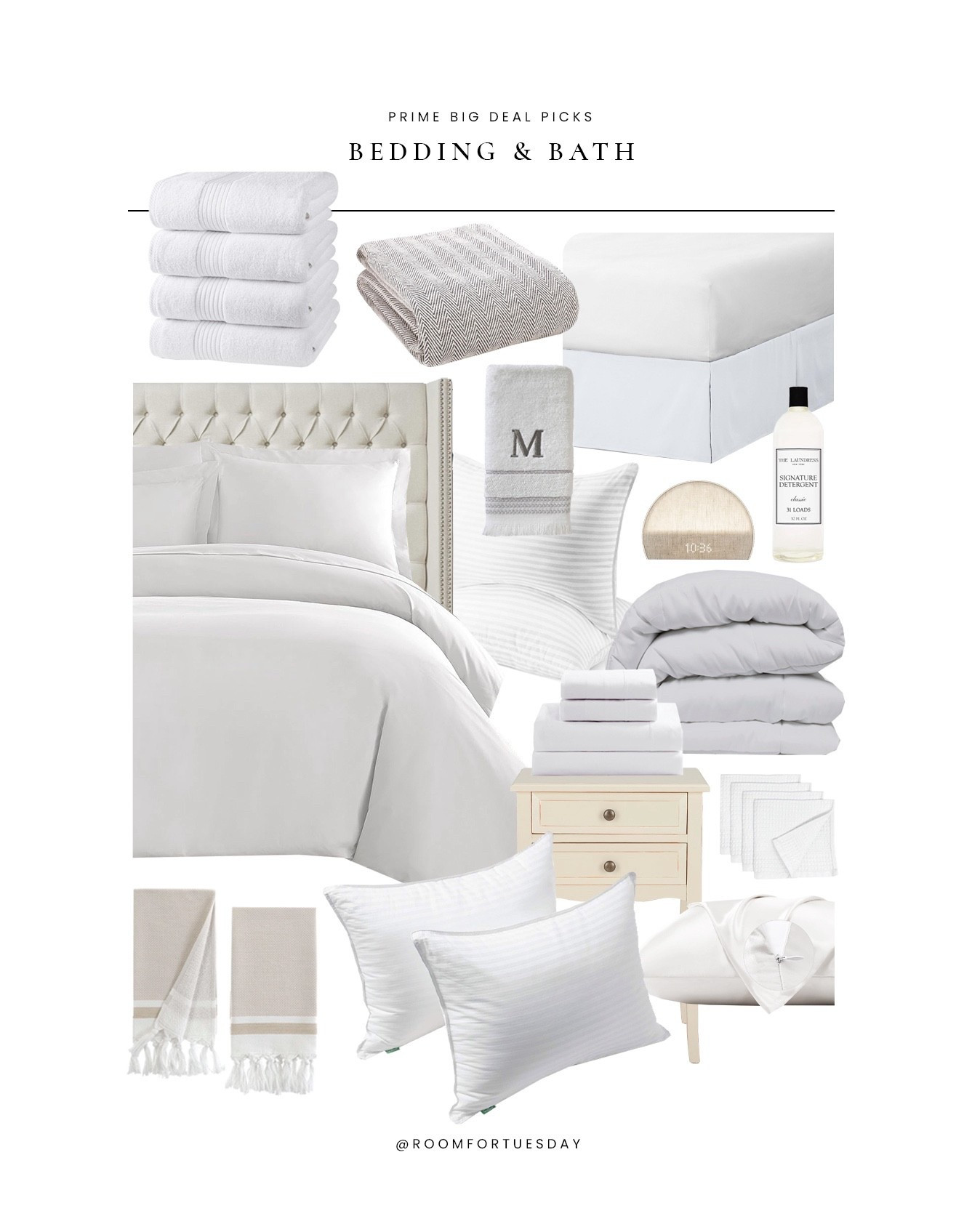 Prime Big Deal Day picks for the bed and bath… towels, bedding, the basics! 

@amazon #ad #founditonamazon

#LTKFindsUnder100 #LTKSaleAlert #LTKHome