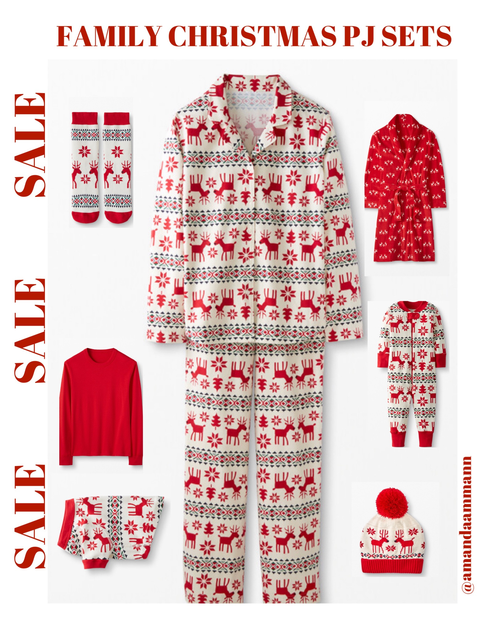 SALE SALE SALE 
Christmas family PJ set on sale !!! 
#hannahanderson 

#LTKHoliday #LTKSeasonal #LTKstyletip