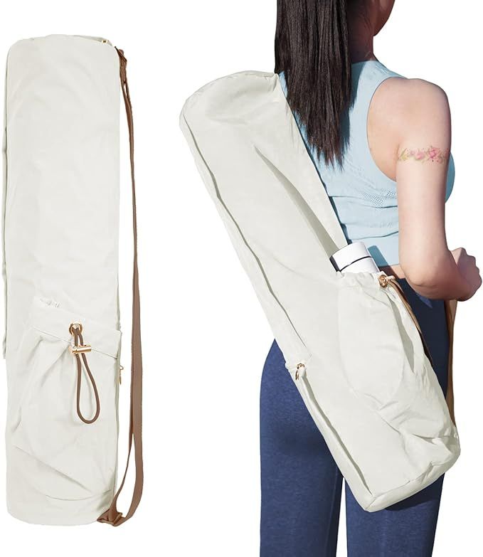 EnjoyActive Yoga Mat Bag | Premium, Waterproof, Multi Pockets, Adjustable Strap | 2 size for 1/4"... | Amazon (US)