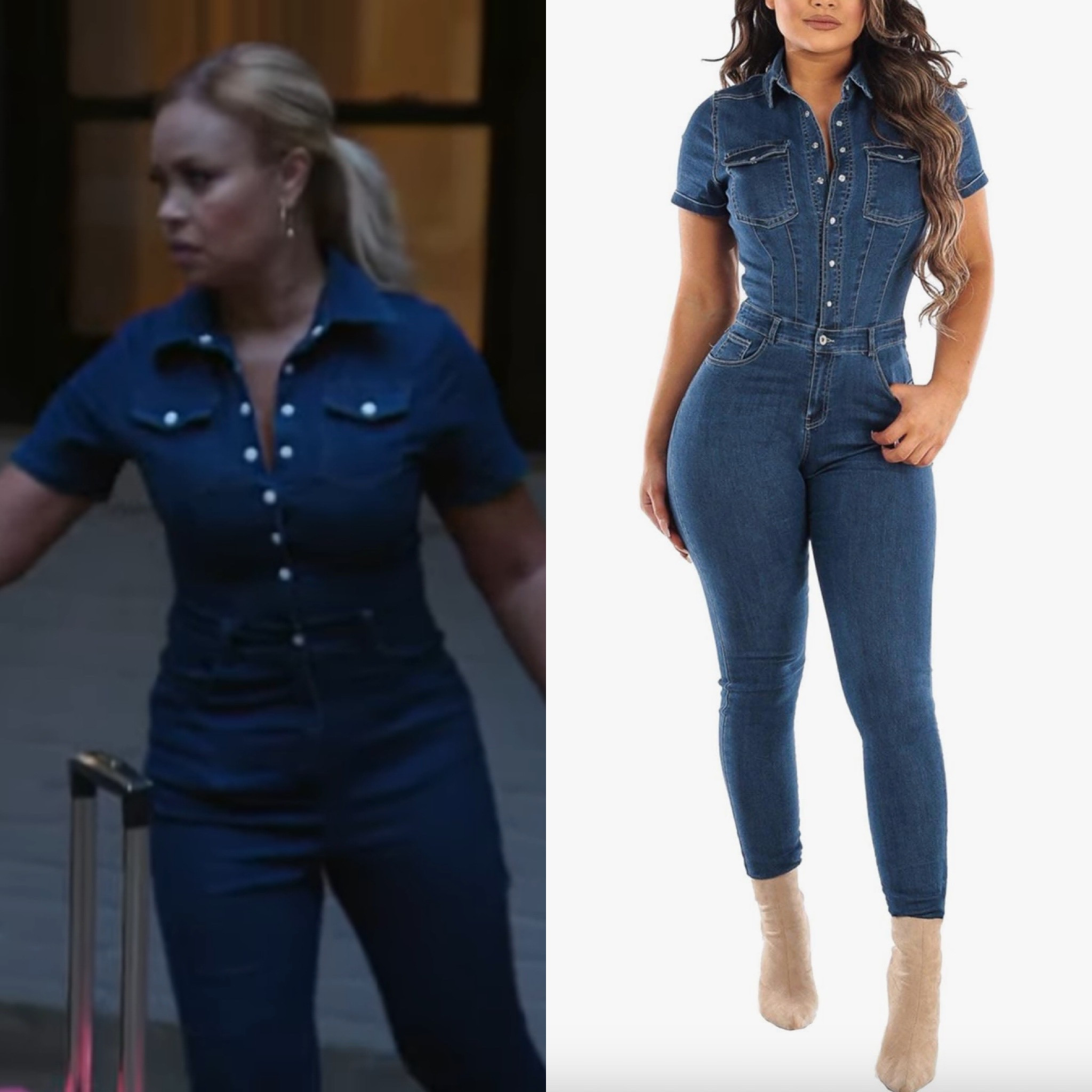 Gizelle Bryant’s Denim Jumpsuit 