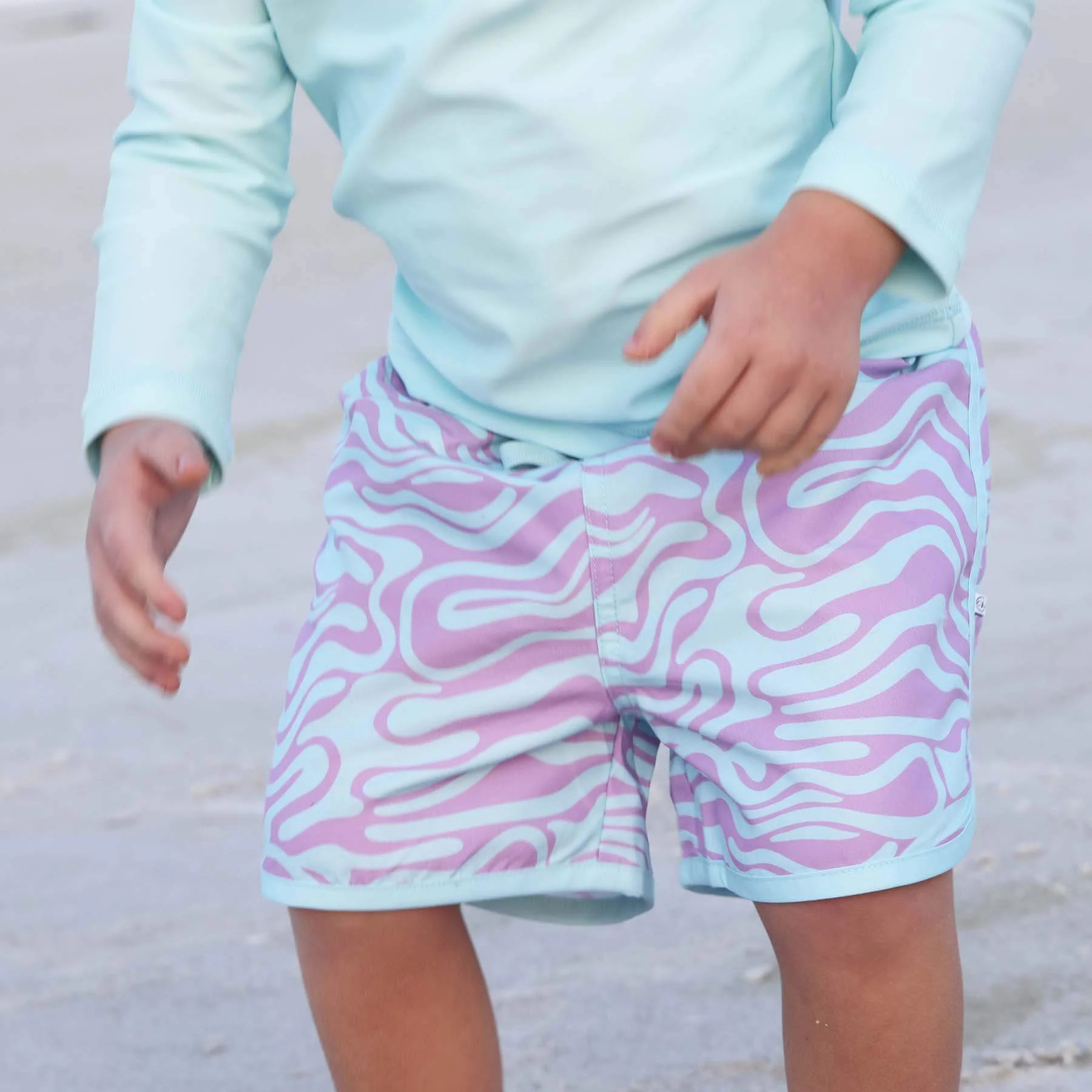 Boy's Swim Trunks | Wavy Days | Caden Lane