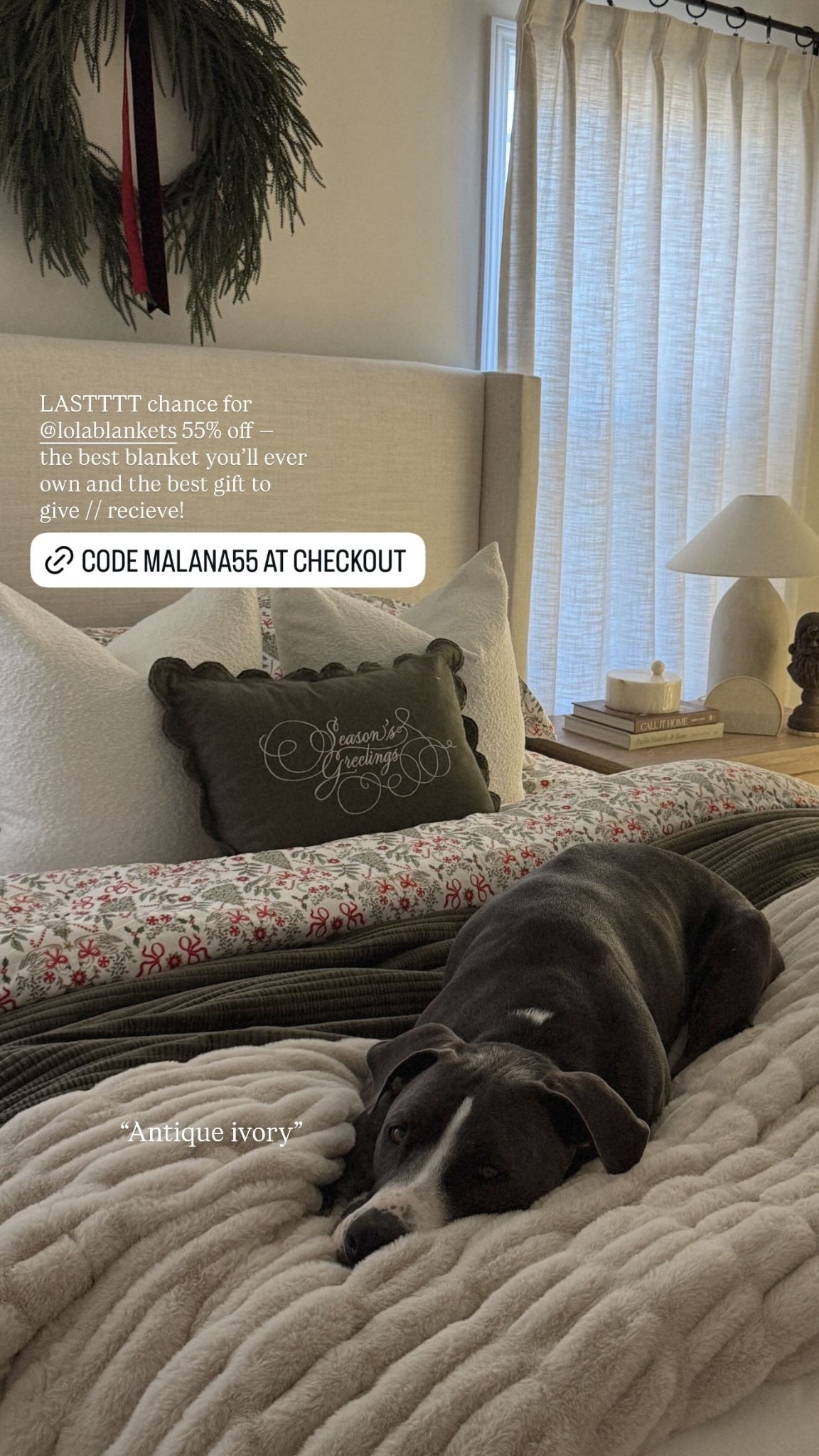 LOLA BLANKETS EARLY BLACK FRIDAY SALE! 55% off with code MALANA55 (ends 11/4) — use code MALANA for 35% even when the sale is over! ☁️ 

Best blankets ever. Christmas gift idea too!

#LTKGiftGuide #LTKHoliday #LTKSaleAlert