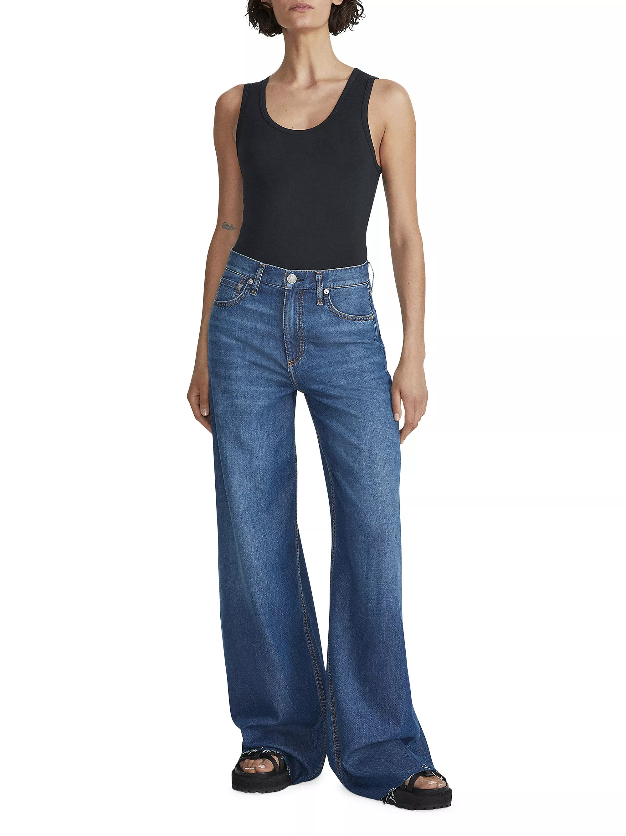 Featherweight Sofie Wide-Leg Jeans | Saks Fifth Avenue