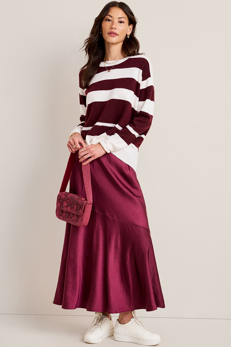 Dora Striped Sweater | Francesca's