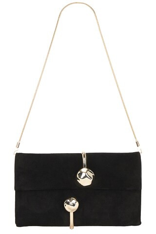 SIMKHAI Amaya Suede Clutch in Black from Revolve.com | Revolve Clothing (Global)