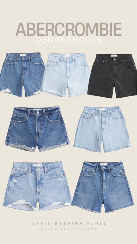Abercrombie denim shorts! 

Summer style, vacation outfit, casual, bottoms 

#LTKSaleAlert #LTKFindsUnder100 #LTKStyleTip