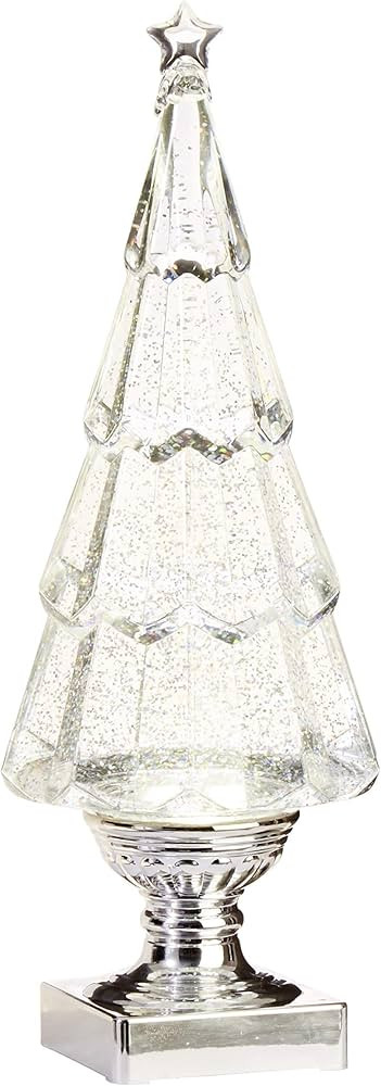 RAZ Imports 13.75" Lighted Tree Water Lantern Acrylic Snow Globe - Swirling Glitter Battery Opera... | Amazon (US)