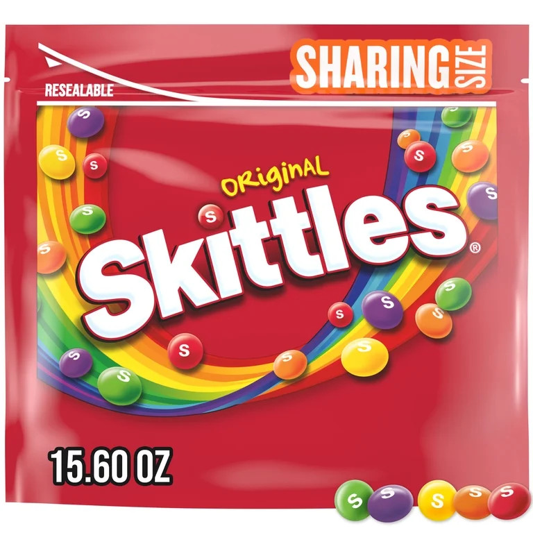 Skittles Original Chewy Candy Sharing Size, 15.6 oz Bag | Walmart (US)
