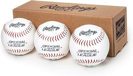 Rawlings | Official League Recreational Use Practice Baseballs | OLB3 | Youth/8U | 3 Count | Amazon (US)