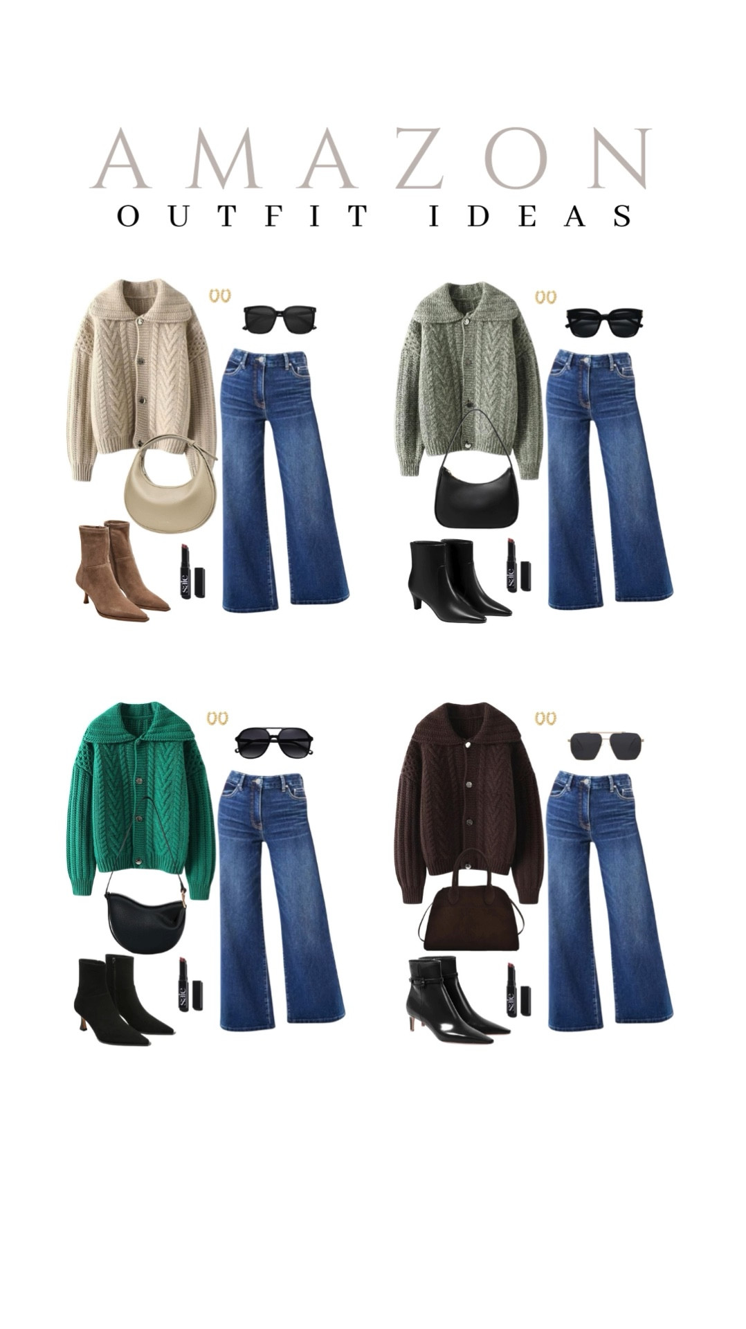 A cardigan and jeans are my go-to for chilly days! Here’s how to dress it up with chic shoes and accessories!

chilly day outfit, cardigan style, jeans look, casual chic, cozy essentials, stylish accessories, chic shoes, winter wardrobe, everyday fashion, layered outfit

#LTKU #LTKSeasonal #LTKStyleTip