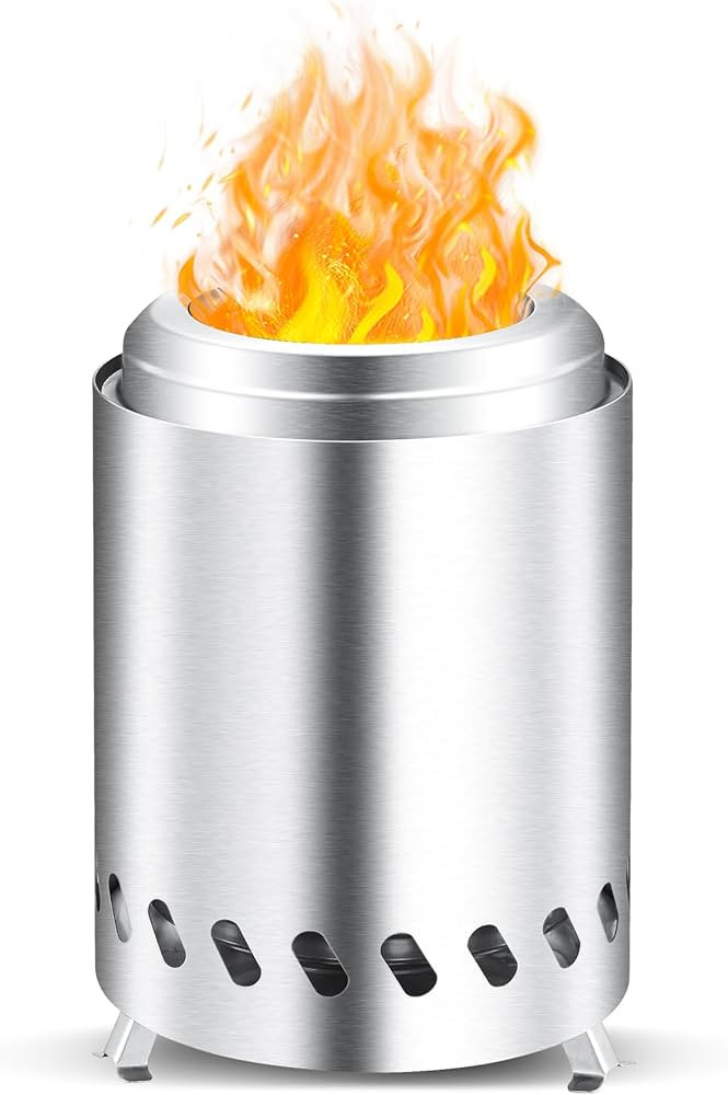 Amazon.com : Swikitec Tabletop Fire Pit with Stand | Low Smoke Outdoor Mini Fire for Urban & Subu... | Amazon (US)