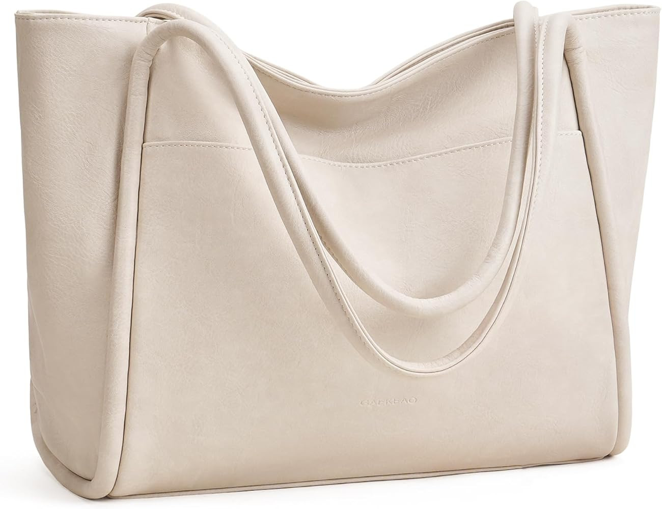 GAEKEAO Tote Bag for Women Work with Zipper Vegan Leather Ladies Travel Shoulder Bags Purses and ... | Amazon (US)