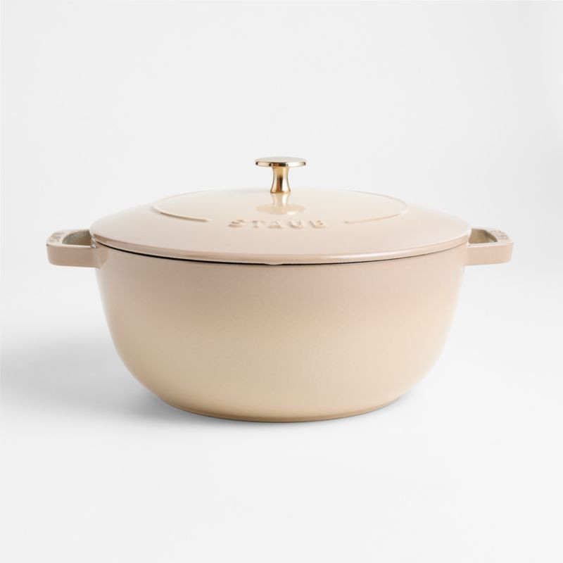 Staub Sesame 5-Qt. Essential French Oven + Reviews | Crate & Barrel | Crate & Barrel