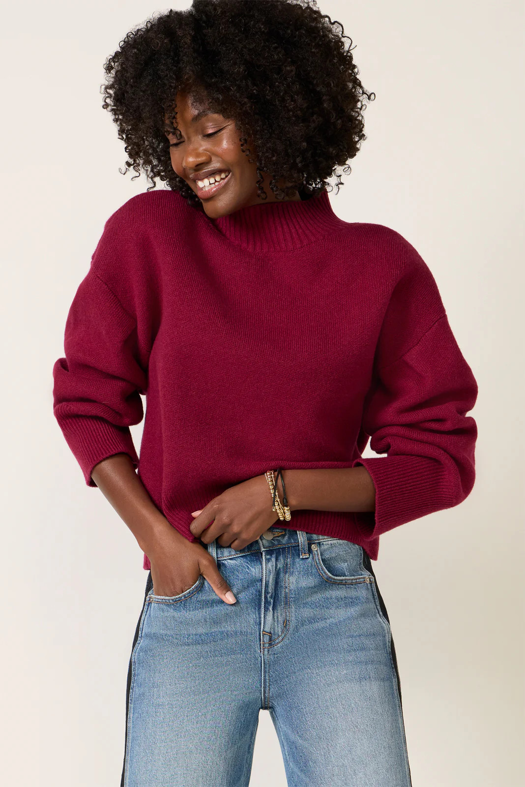 Jag Funnel Neck Sweater | Evereve