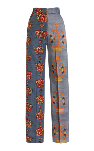 Ankara And Akwete Cotton-Silk Pants | Moda Operandi (Global)