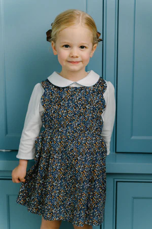 Camillia Corduroy Floral Jumper | The Proper Peony