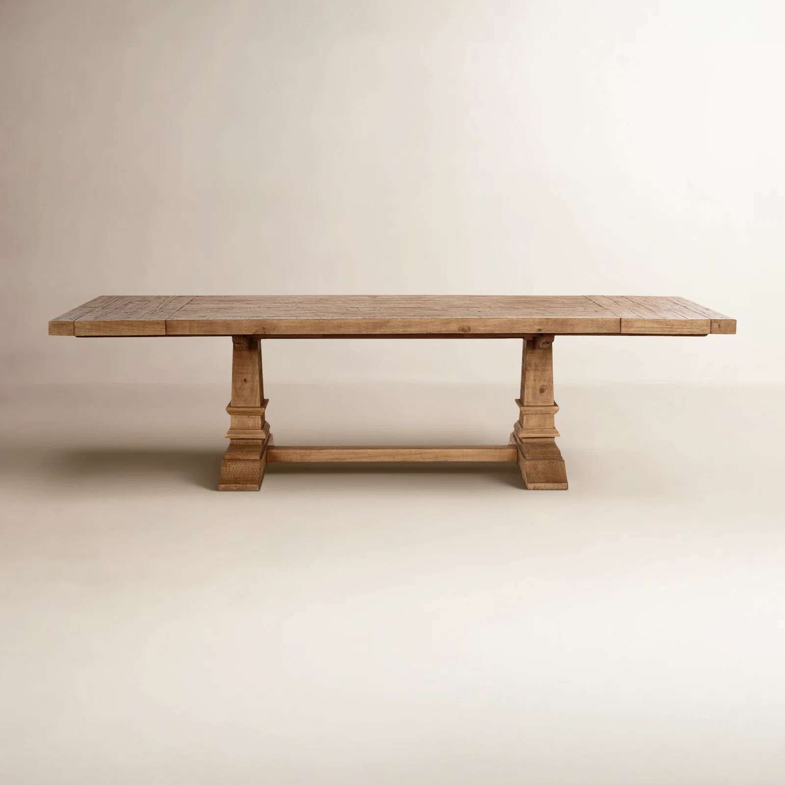 Vienna 84" Extendable Pine Dining Table | Birch Lane
