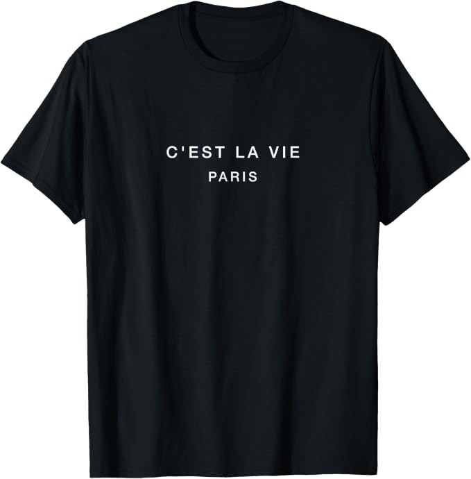 C'est la Vie Paris T-Shirt | Amazon (US)