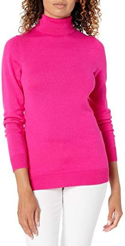 Amazon Essentials Women's Classic-Fit Lightweight Long-Sleeve Turtleneck Sweater | Amazon (US)