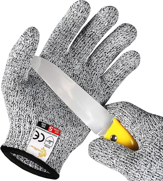 Evridwear Cut Resistant Gloves for Kids 4-6 Years, Level 5 Protection Cutting Gloves Food Grade f... | Amazon (US)
