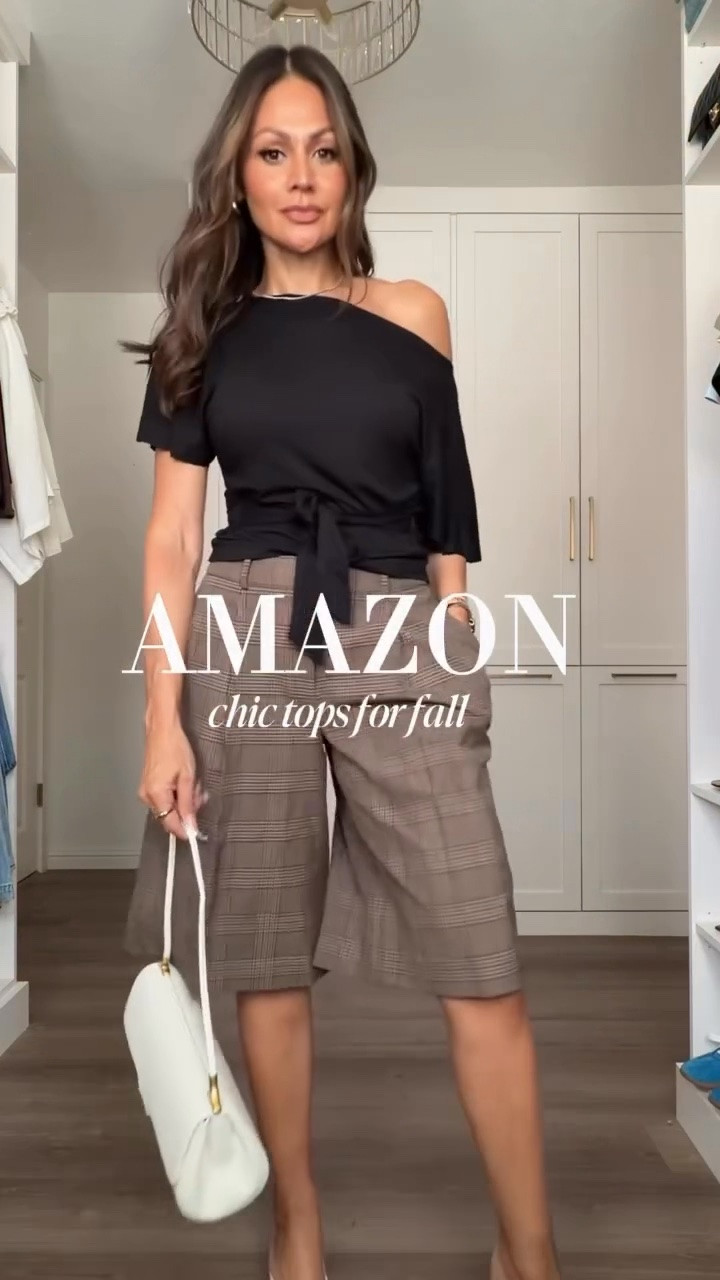 Chic tops for fall:  Amazon edit 
Wearing small in all tops

#LTKootd #LTKgrwm #LTKU