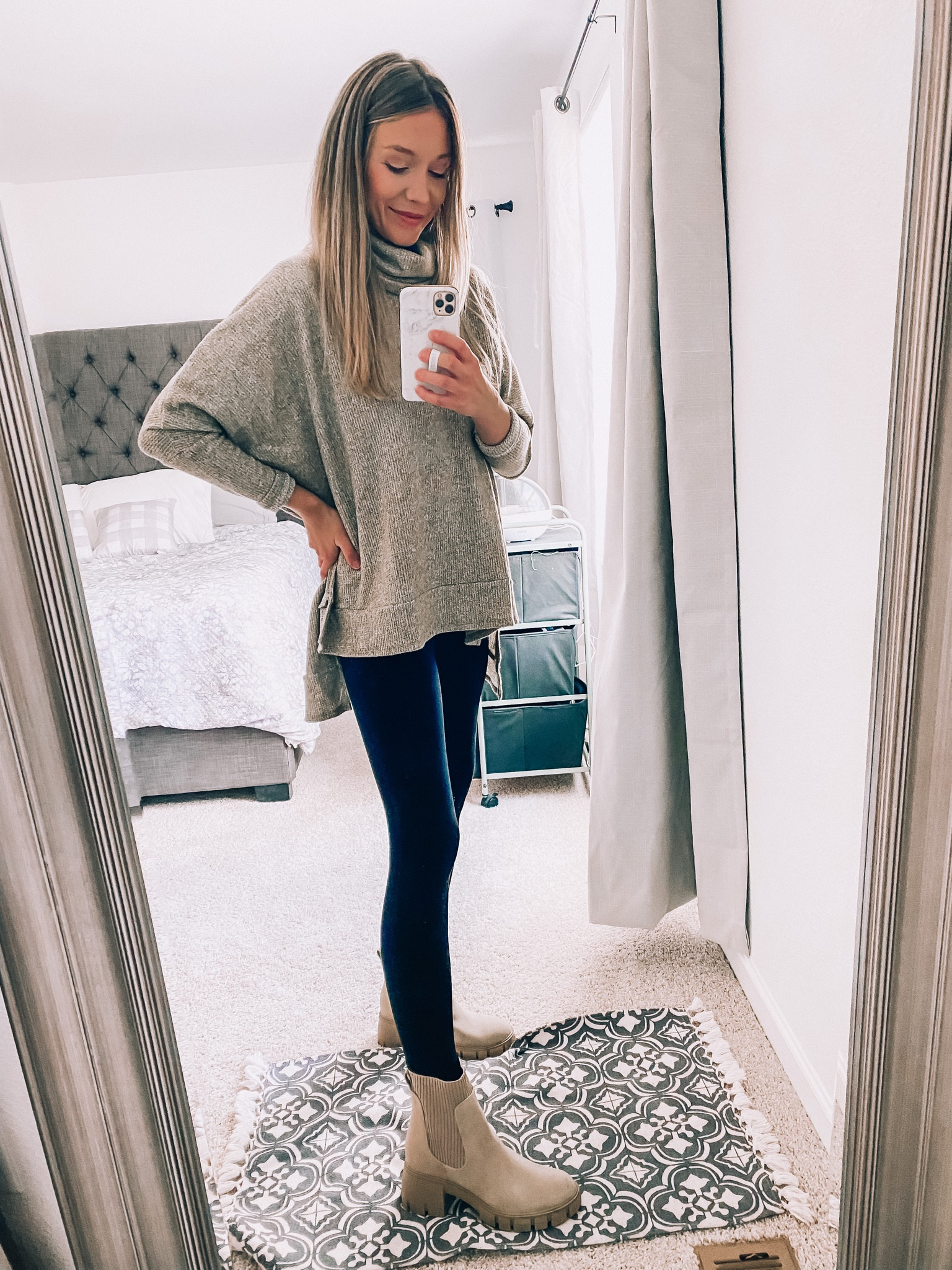 Fall outfit ideas! Chelsea boots, tan boots, lug boot, oversized sweater, sweater weather, neutral fall, beau trap sweater, red dress, target outfit. 

#LTKshoecrush #LTKworkwear #LTKSeasonal