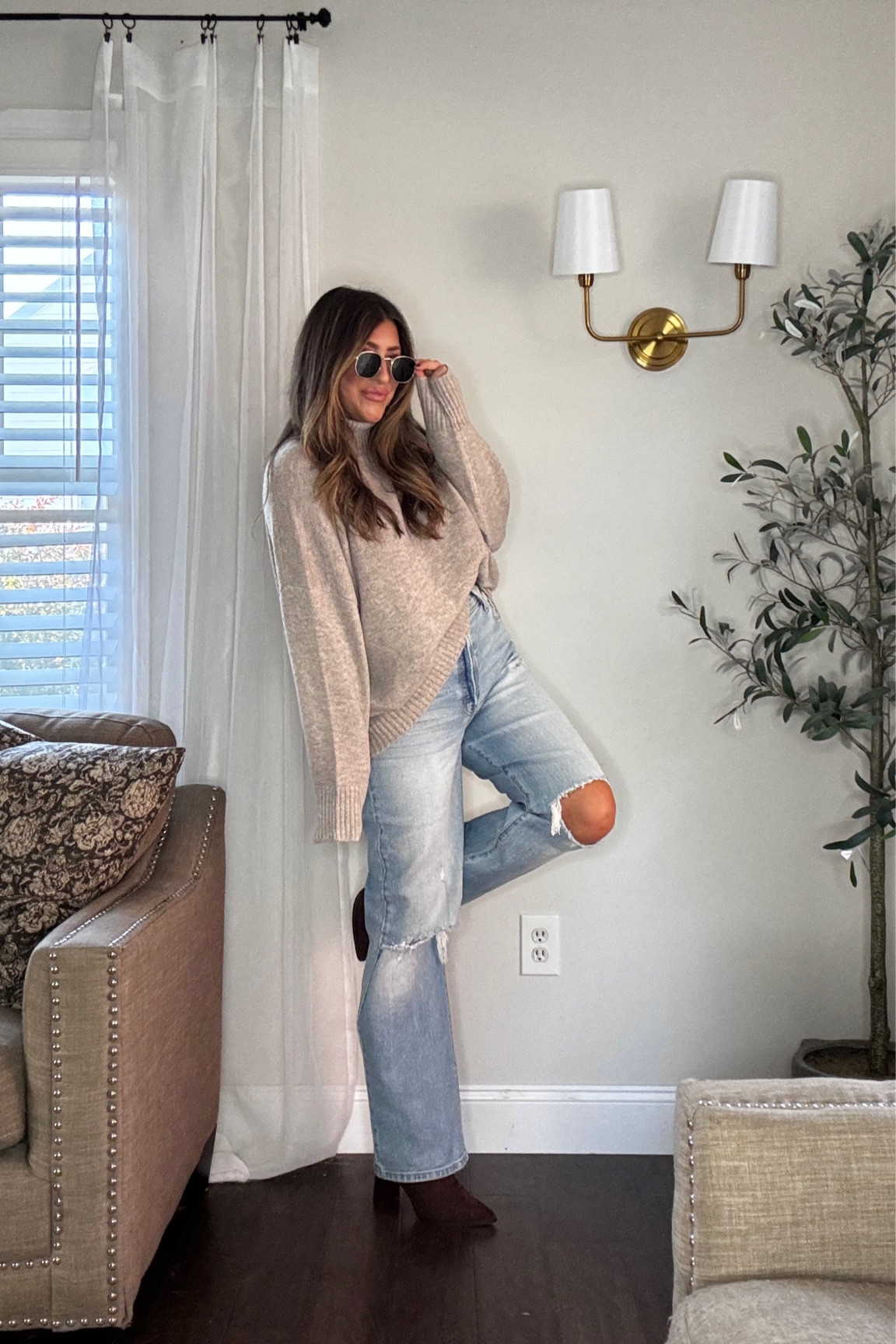 The best sweater and jeans! Wearing med and tts jeans. Xx Use code LAUREN30OCT to save 30%! 

Fall outfit, casual outfit, thanksgiving outfit 

#LTKStyleTip #LTKSeasonal #LTKHoliday

#LTKStyleTip #LTKHoliday #LTKSeasonal