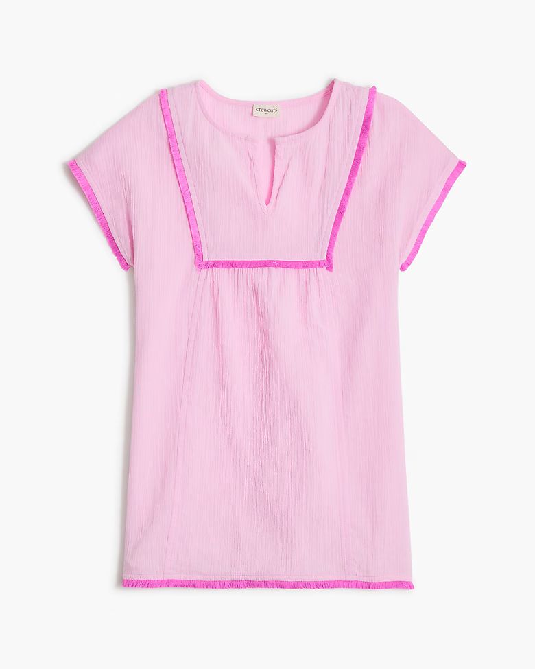 Girls' gauze beach dress | J.Crew Factory