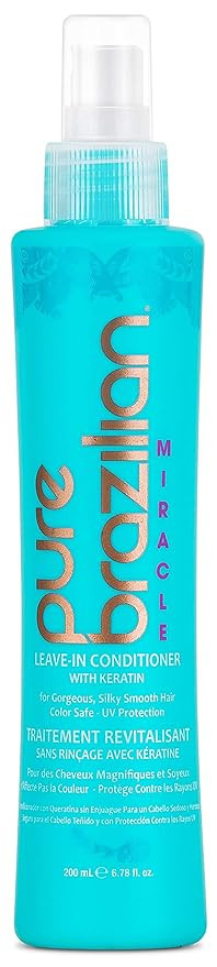 PURE BRAZILIAN Leave-in Conditioner - Nourishing Leave-in Hair Treatment Enriched With Keratin to... | Amazon (US)
