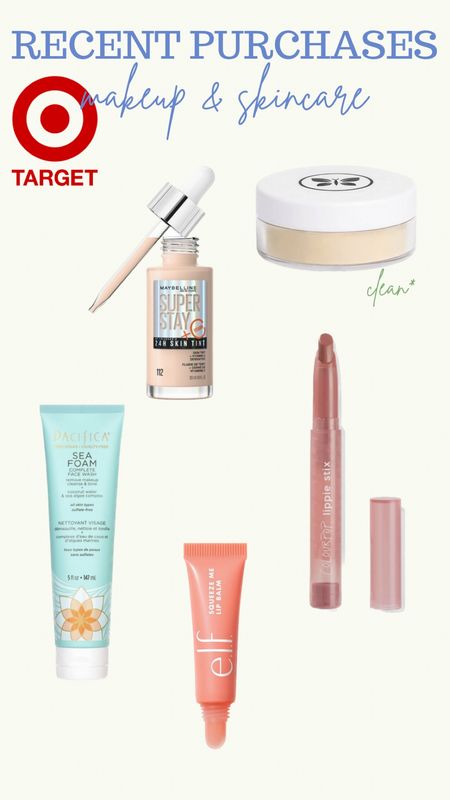 Recent target makeup and skincare purchase. Drugstore makeup. Drugstore facial cleanser. 

#LTKFindsUnder50 #LTKBeauty