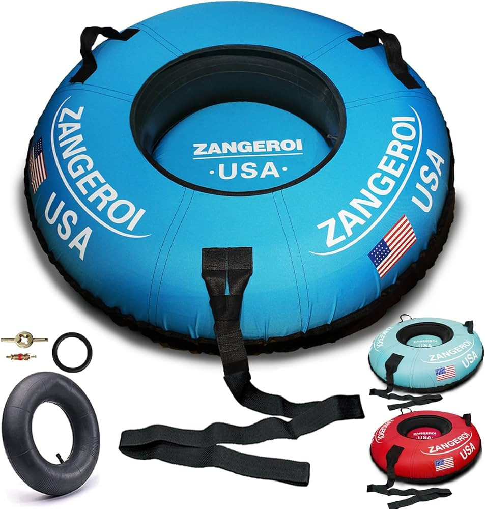 Snow Tube Snow Tubes for Sledding Heavy Duty 47 inch Snow Sleds for Kids and Adult Heavy Duty Sno... | Amazon (US)