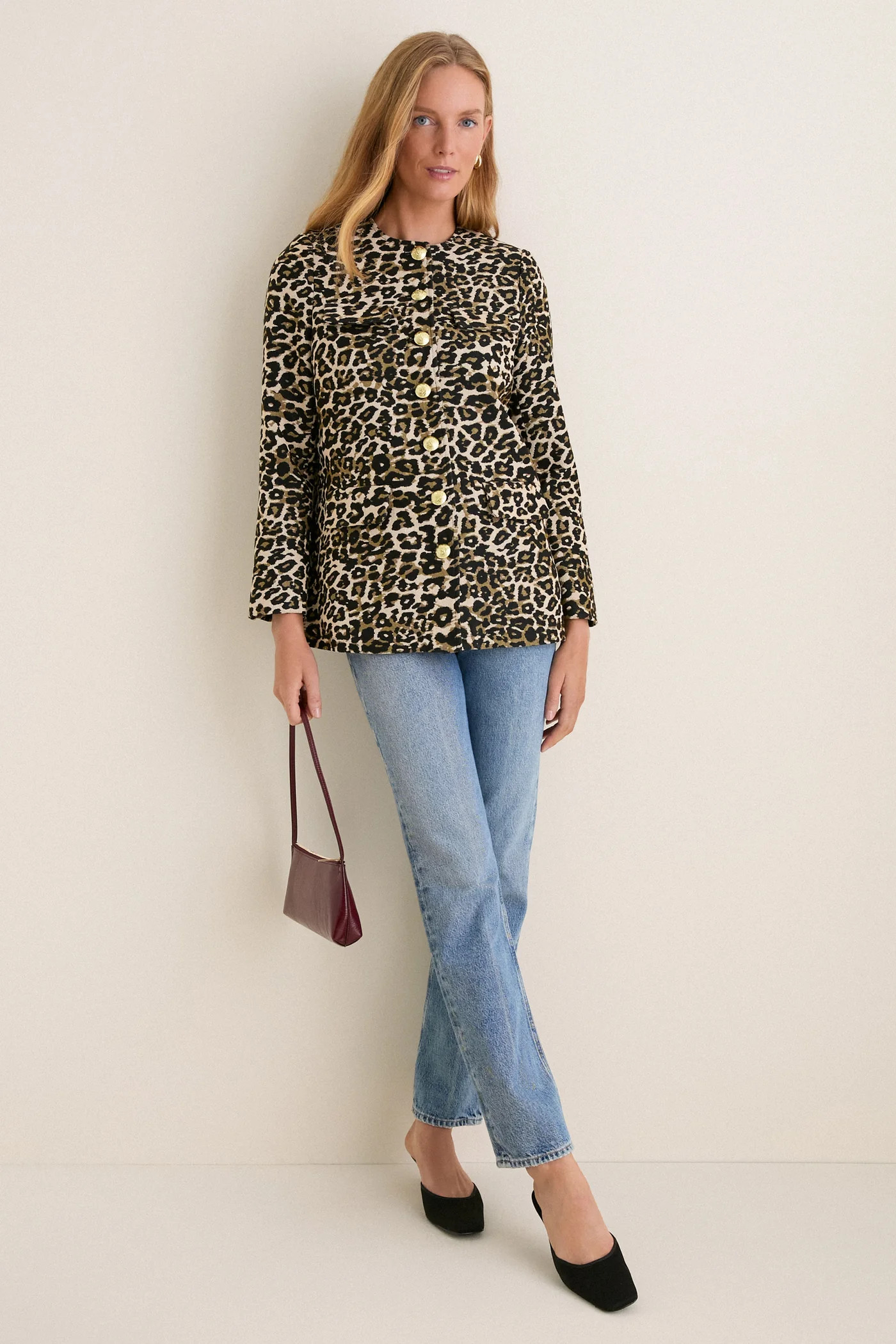 Leopard Tweed Jennings Jacket | Tuckernuck (US)