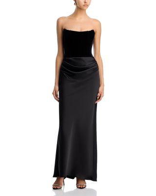 Strapless Velvet Bodice Gown - Exclusive | Bloomingdale's (US)