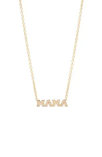 Women's Zoe Chicco Itty Bitty Mama Pendant Necklace | Nordstrom