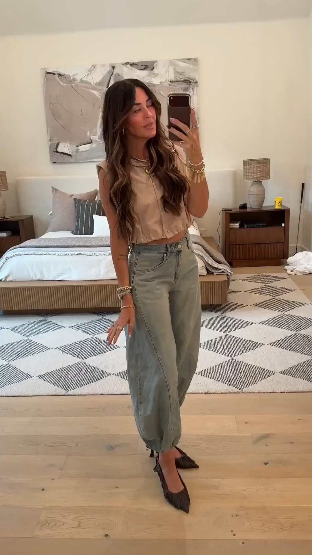 New tassel fringe kitten heels - run tts
Jeans - size 4
Shirt - size S

#LTKootd #LTKSeasonal #LTKWorkwear