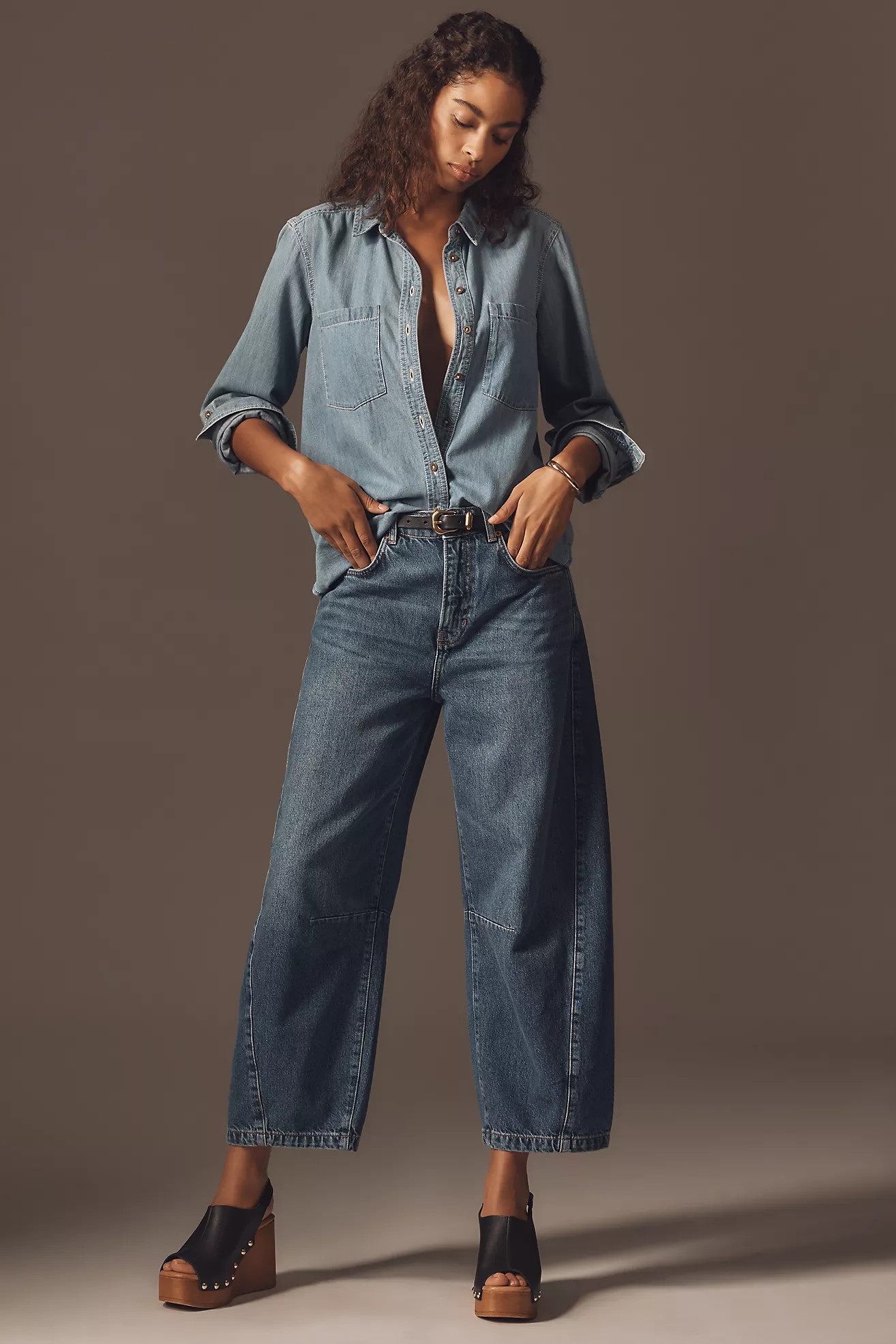 Reformation Tyler Mid-Rise Barrel Jeans | Anthropologie (US)