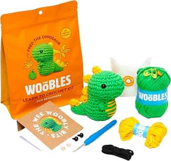 The Woobles Crochet Kit for Beginners - Easy Arts and Crafts Knitting & Crochet Animals Kit As Se... | Amazon (US)