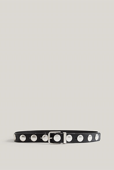 Studded Leather Belt | Witchery (AU)