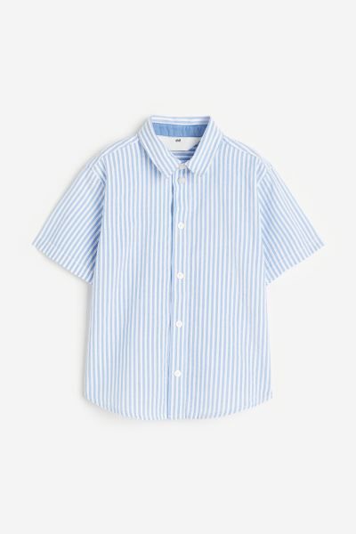 Short-sleeved Cotton Shirt | H&M (US)
