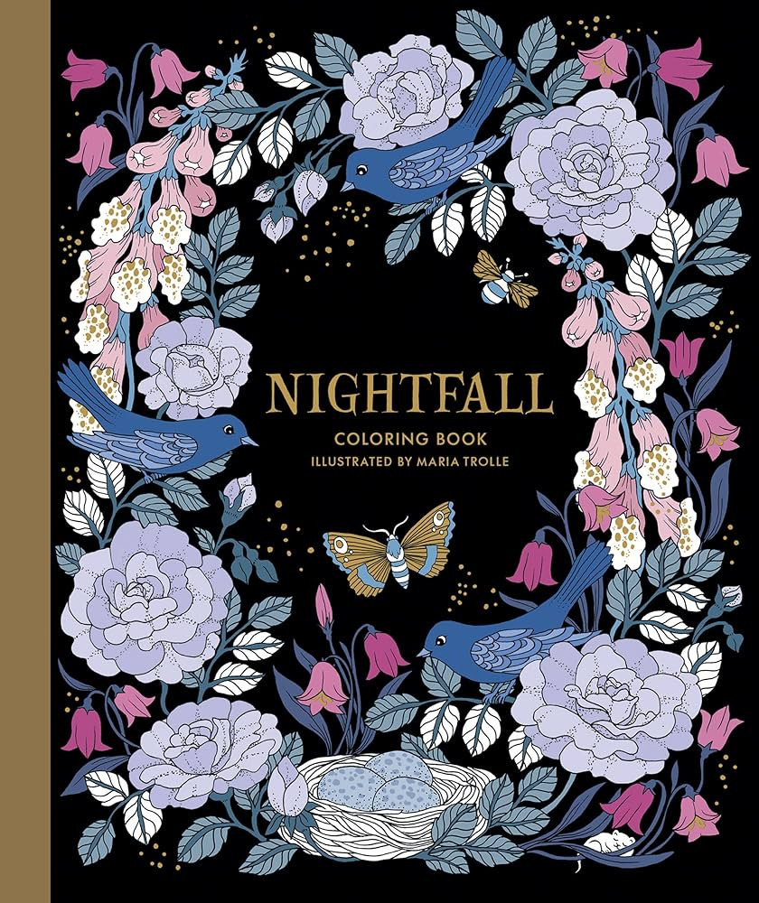 Nightfall Coloring Book: Originally Published in Sweden as "Skymningstimman" | Amazon (US)