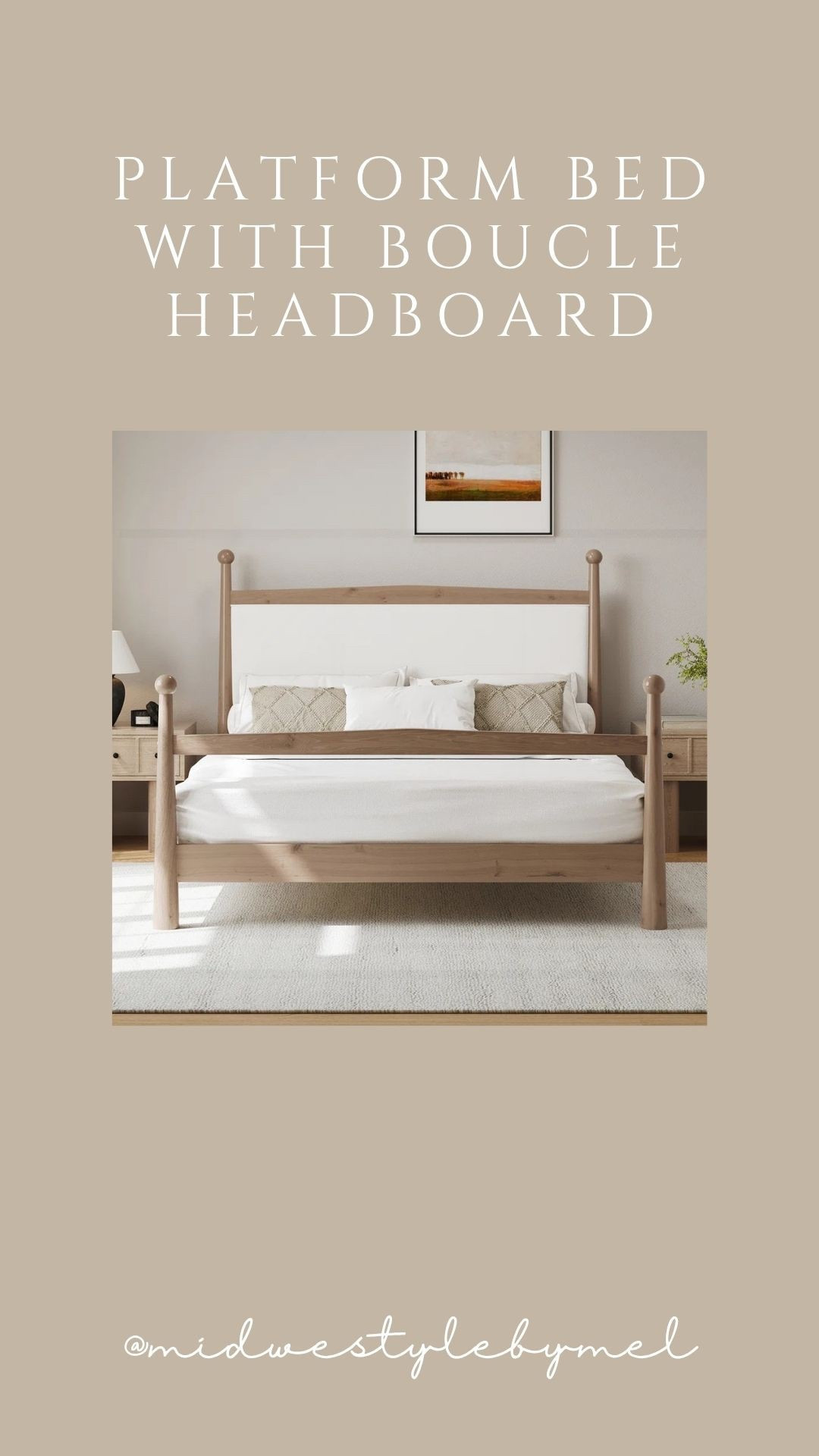 Love the wood tone of this platform bed from Wayfair!! 

#LTKFamily #LTKHome