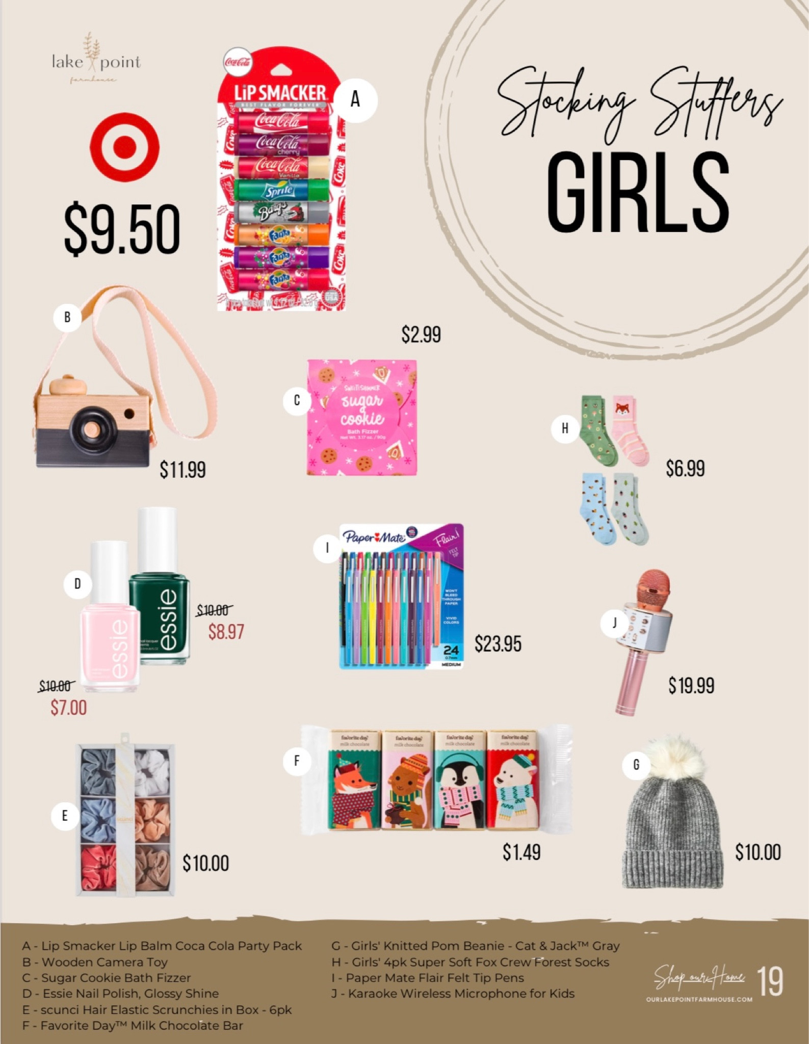 19 | Stocking Stuffers for Girls

Welcome to Our Lake Point Farmhouse’s Holiday Gift Guide! Here you can find the best sales and holiday gift finds this year! 

Small, affordable stocking stuffers for the girls!

#LTKCyberweek #LTKkids #LTKGiftGuide