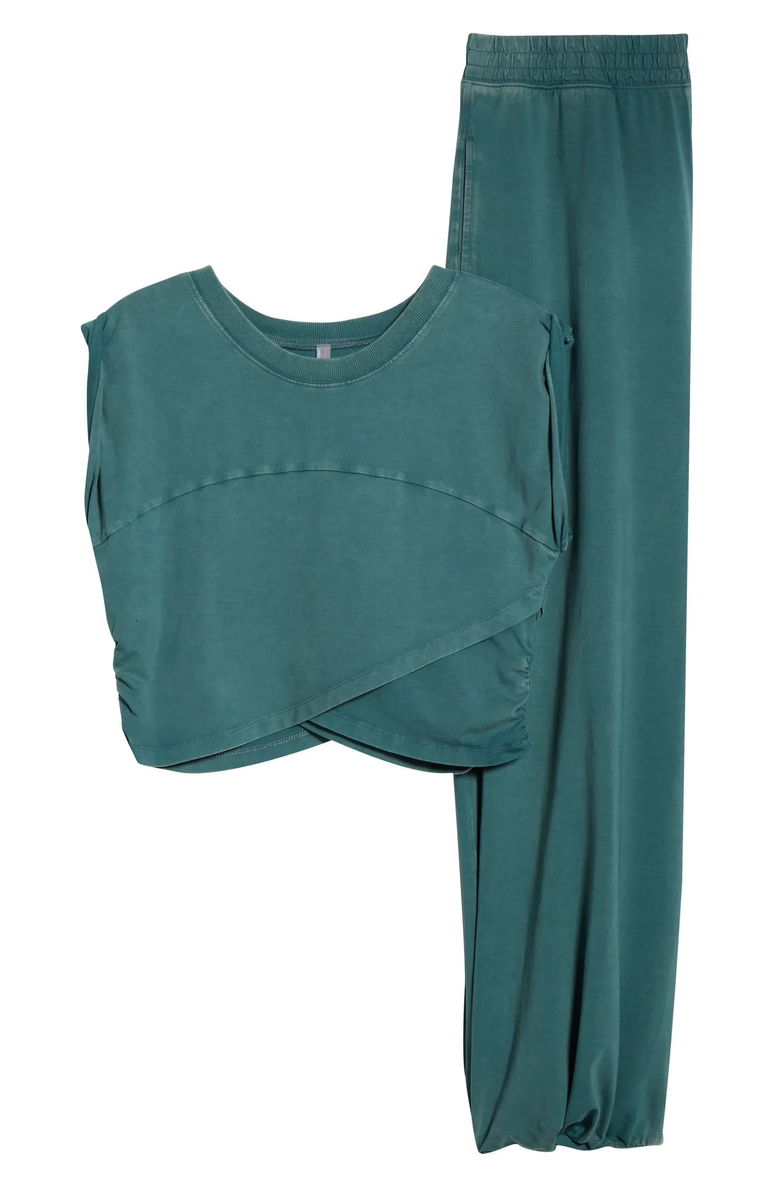 FP Movement Golden Hour Crop T-Shirt & Joggers Set | Nordstrom